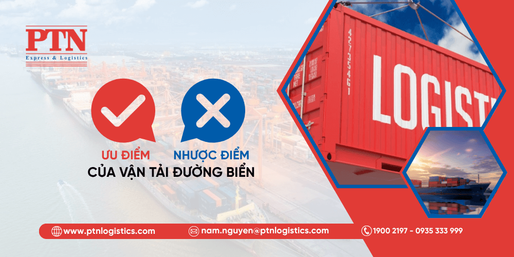 Ưu và nhược điểm của dịch vụ vận tải biển