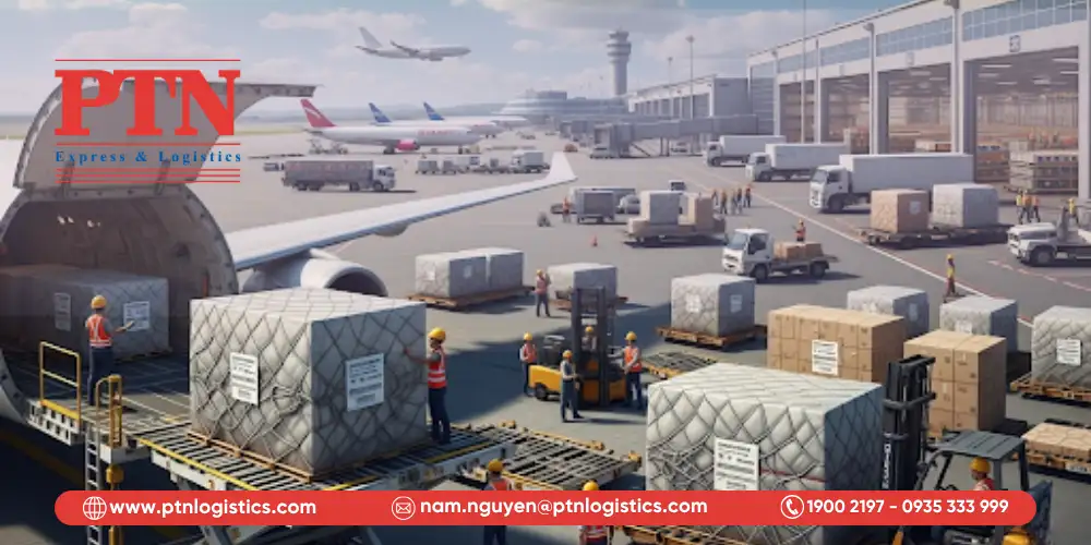 Các bước trong quy trình vận chuyển hàng air cargo