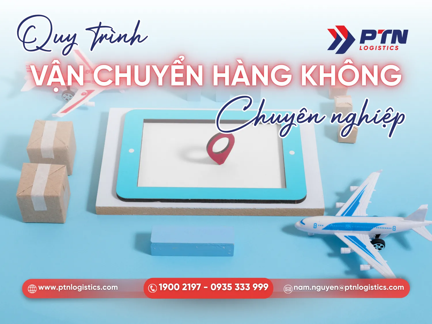Các bước tron vận tải hàng không