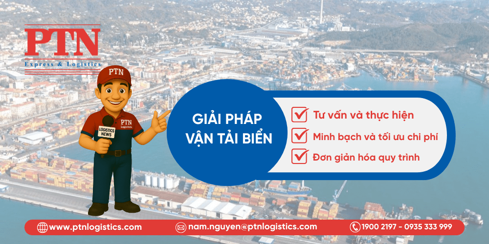 Các giải pháp vận tải biển hiệu quả từ PTN Logistics
