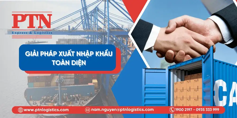 Các giải pháp xuất nhập khẩu toàn diện từ PTN Logistics