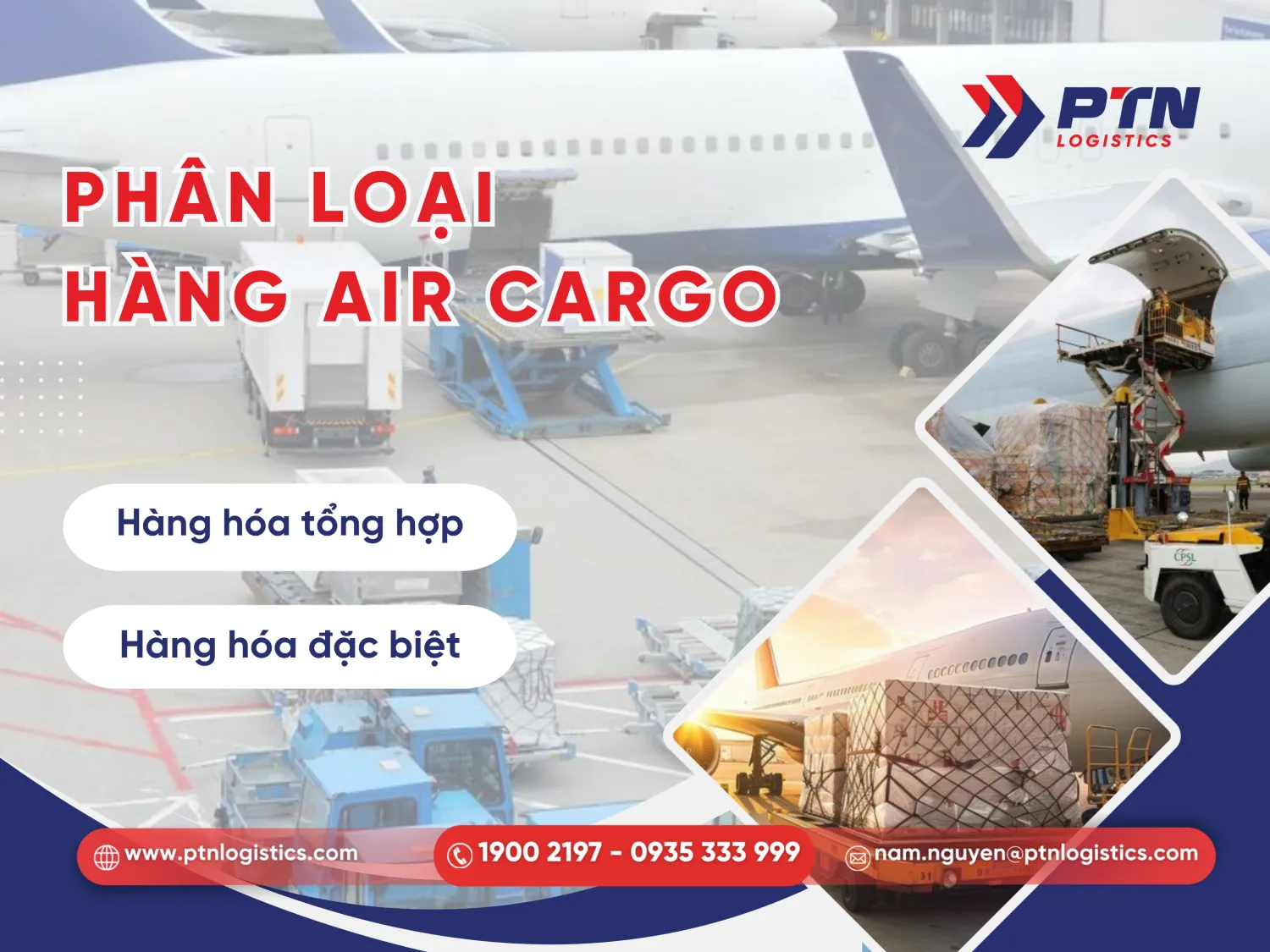 Các loại hàng air cargo 