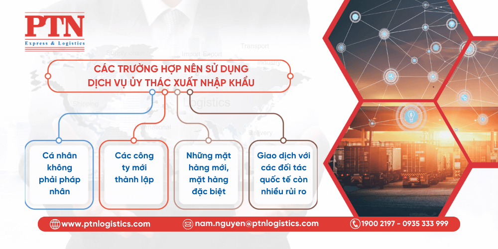 Các trường hợp nên sử dụng dịch vụ Ủy thác xuất nhập khẩu