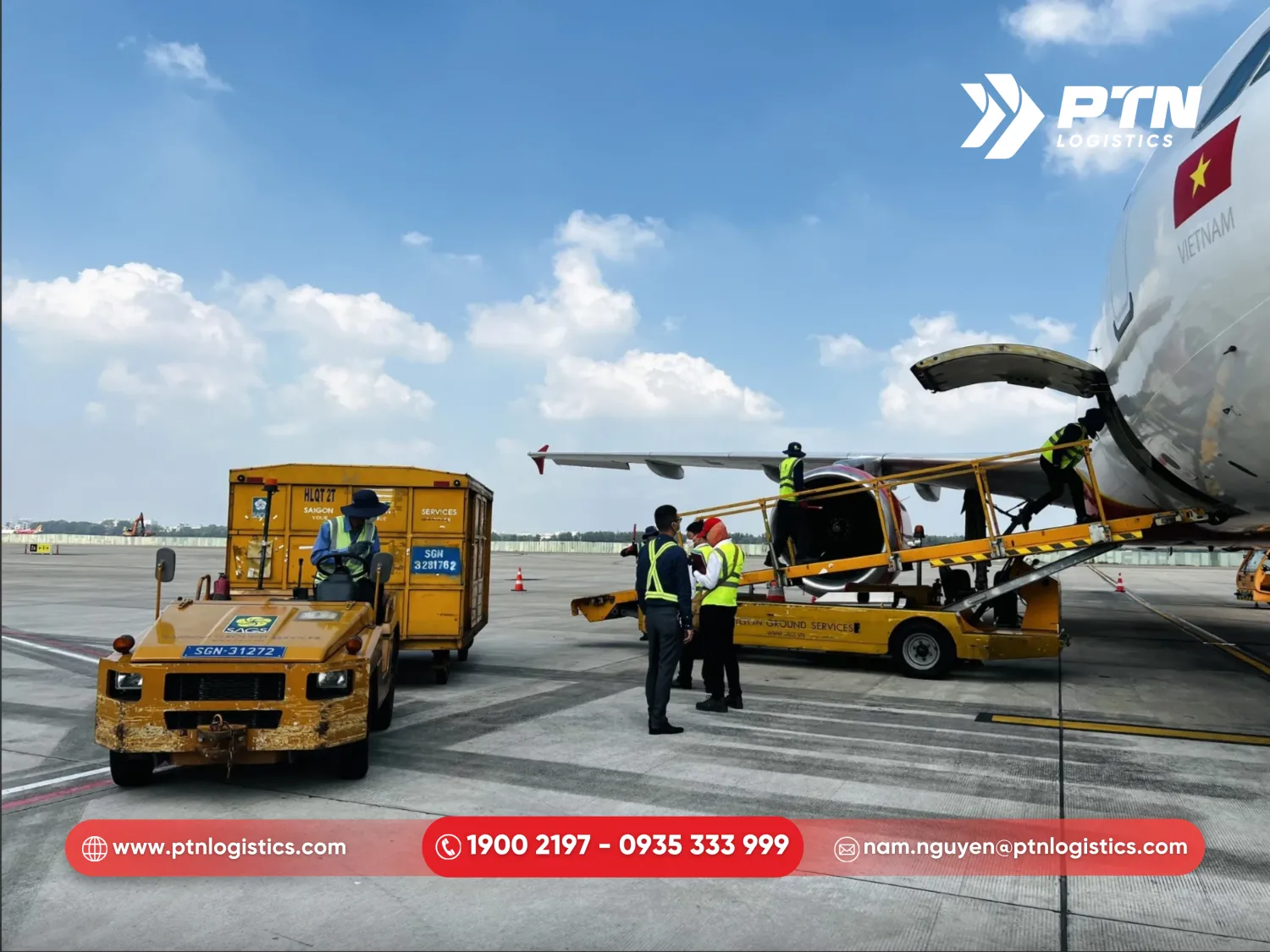Công ty giao nhận phục vụ mặt đất