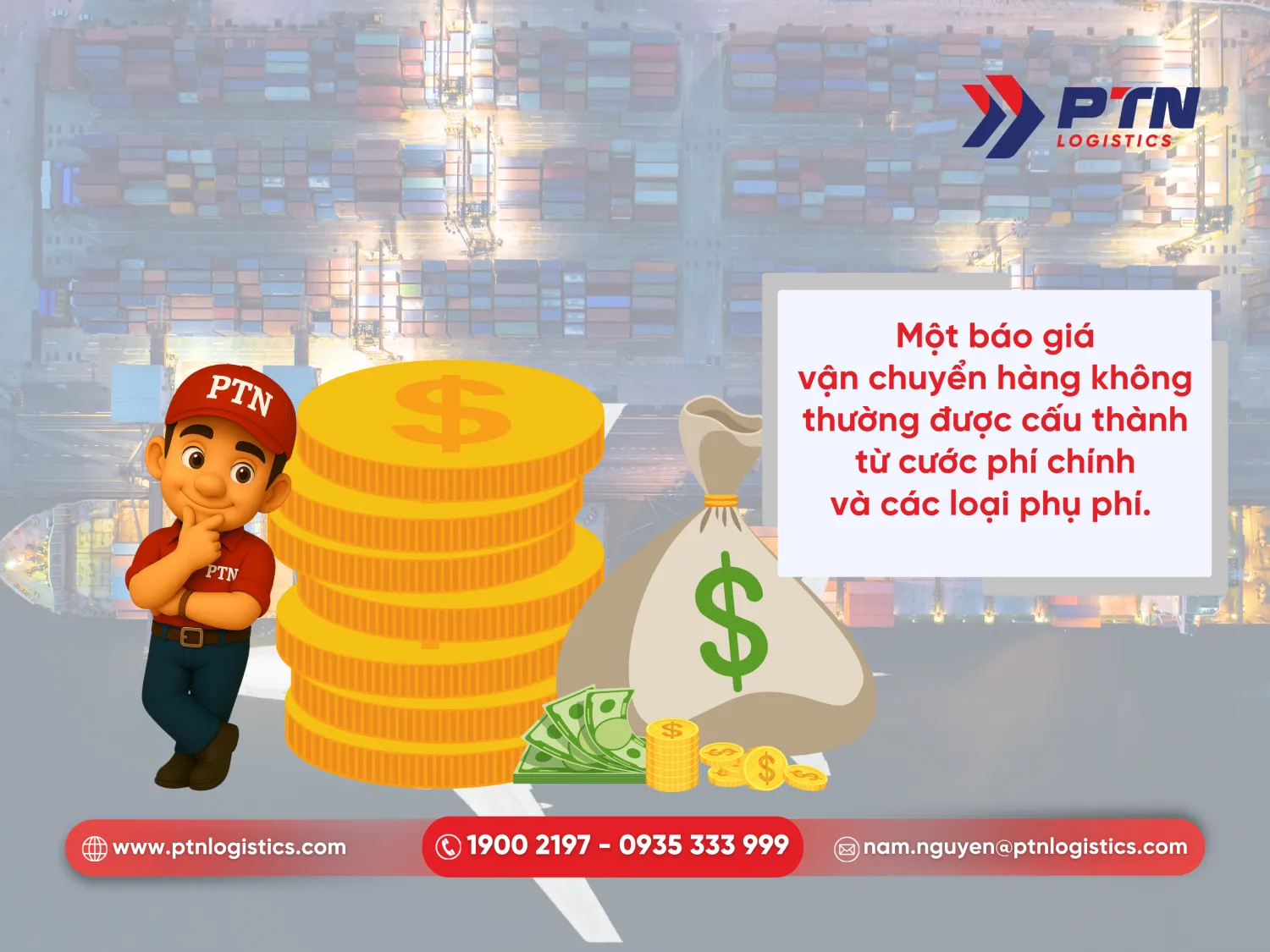 Cước phí của vận tải hàng không