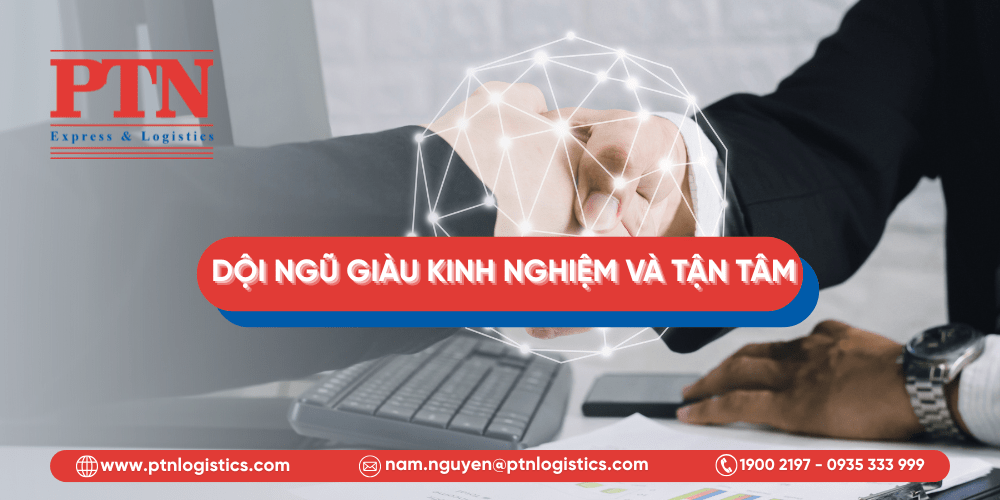 Đội ngũ giàu kinh nghiệm và tận tâm từ PTN Logistics