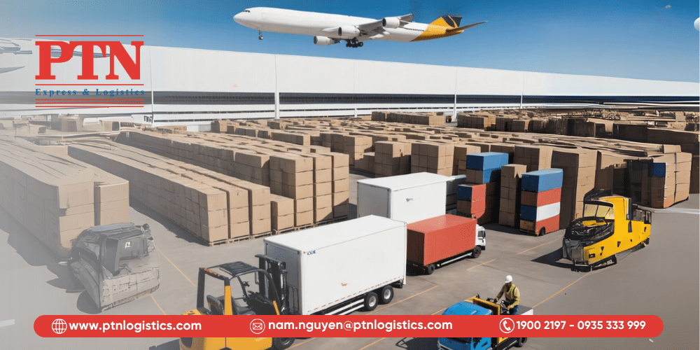 Giai đoạn phân phối hàng tại điểm đích