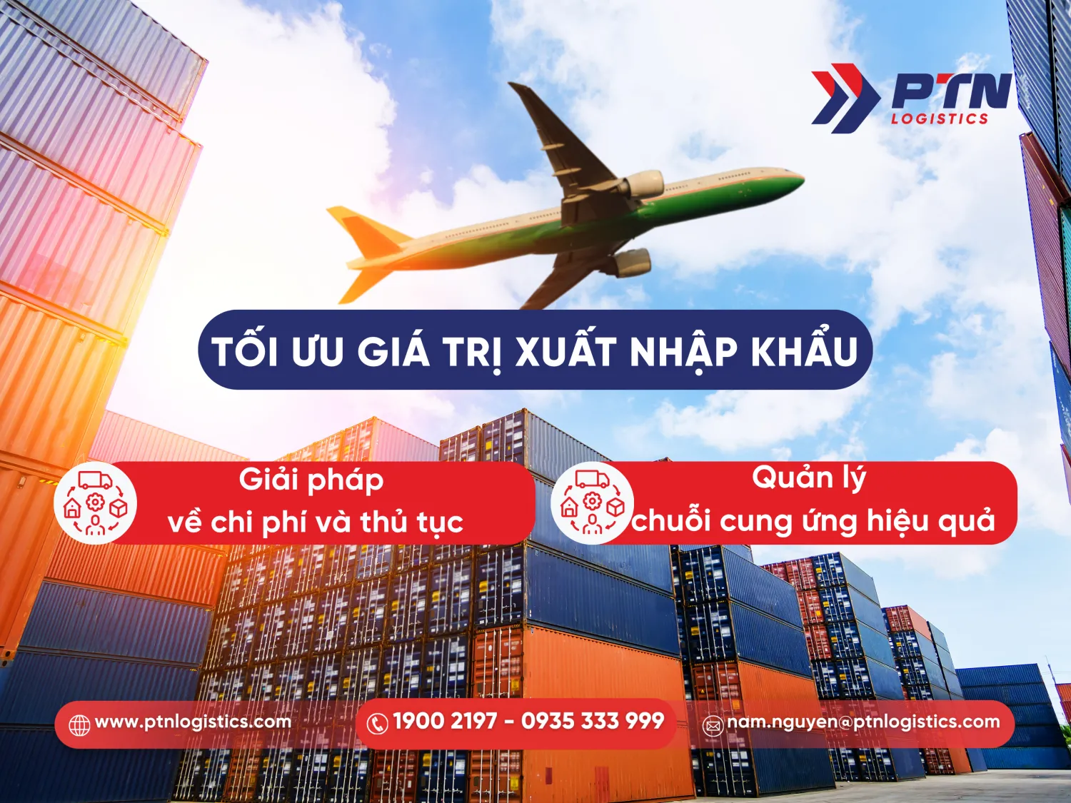 Giải pháp tối ưu giá trị xuất nhập khẩu từ PTN