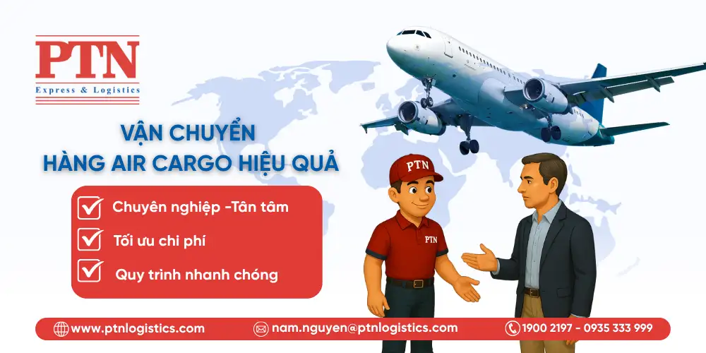 Giải pháp vận chuyển hàng air cargo hiểu quả