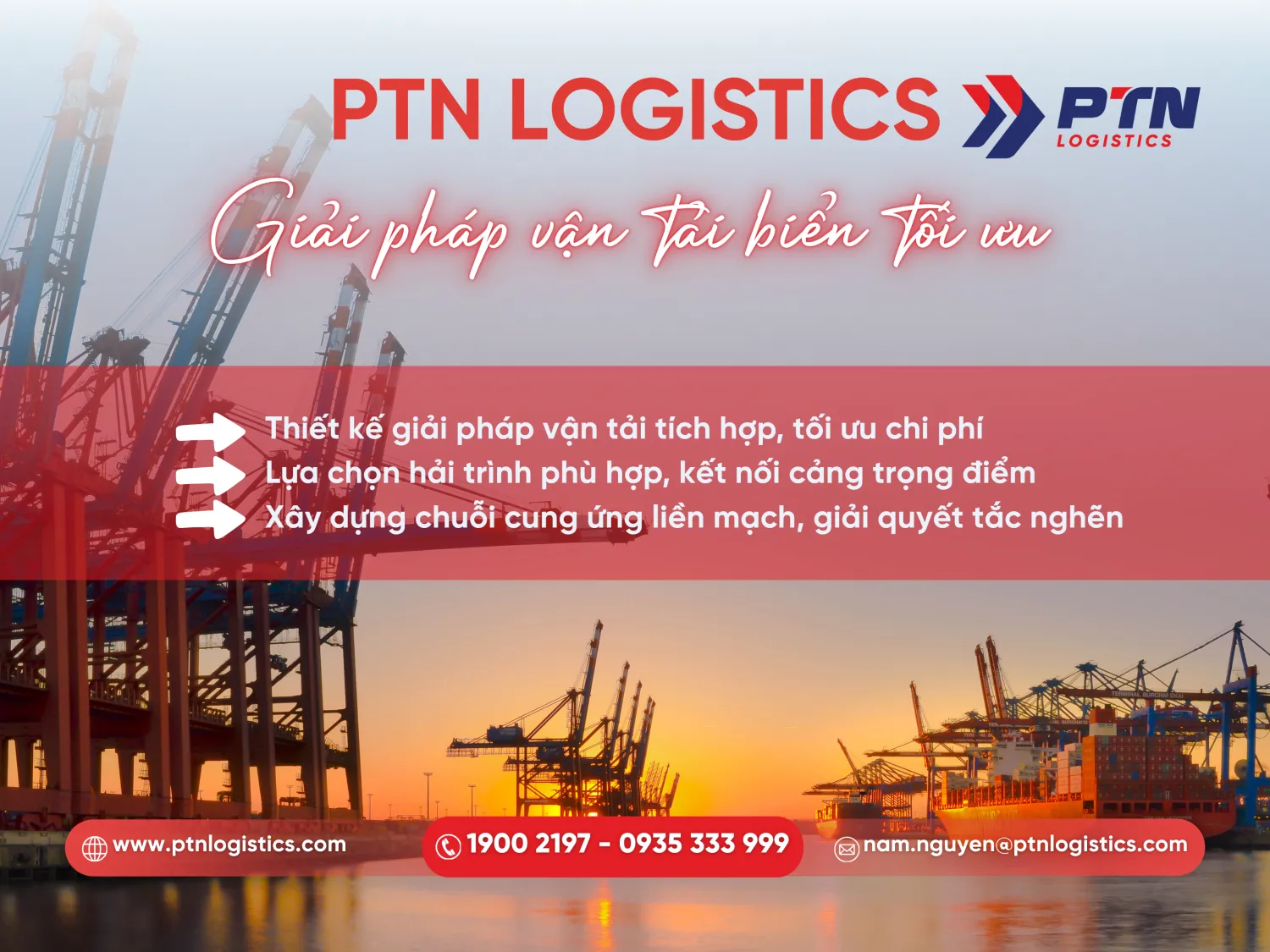 Giải pháp vận tải biển toàn diện