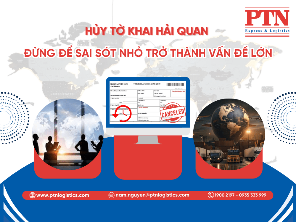 Hủy tờ khai hải quan