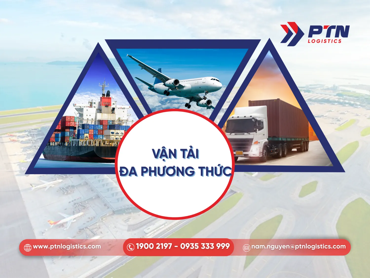 Kết hợp vận tải đa dạng theo vùng sân bay