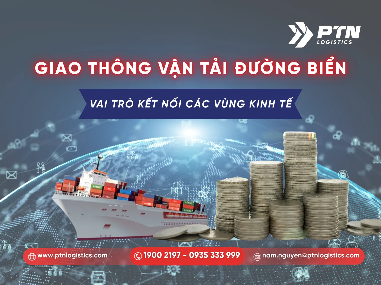 kết nối các vùng kinh tế của giao thông vận tải biển