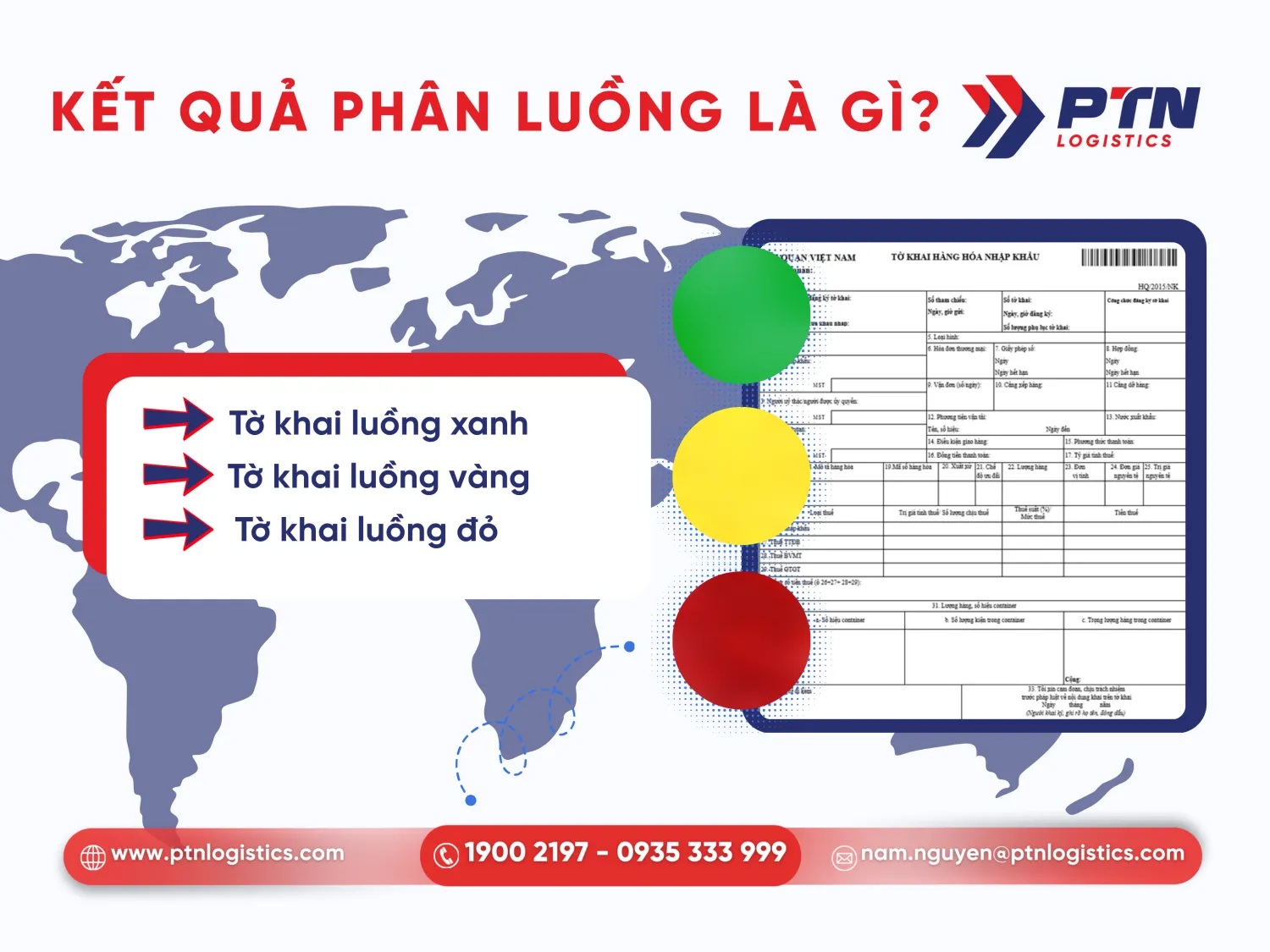 Kết quả hiện thị luồng xanh luồng vàng luồng đỏ