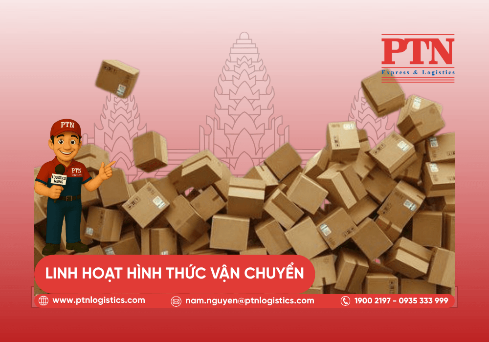 Linh hoạt nhiều phương thức vận chuyển khác nhau