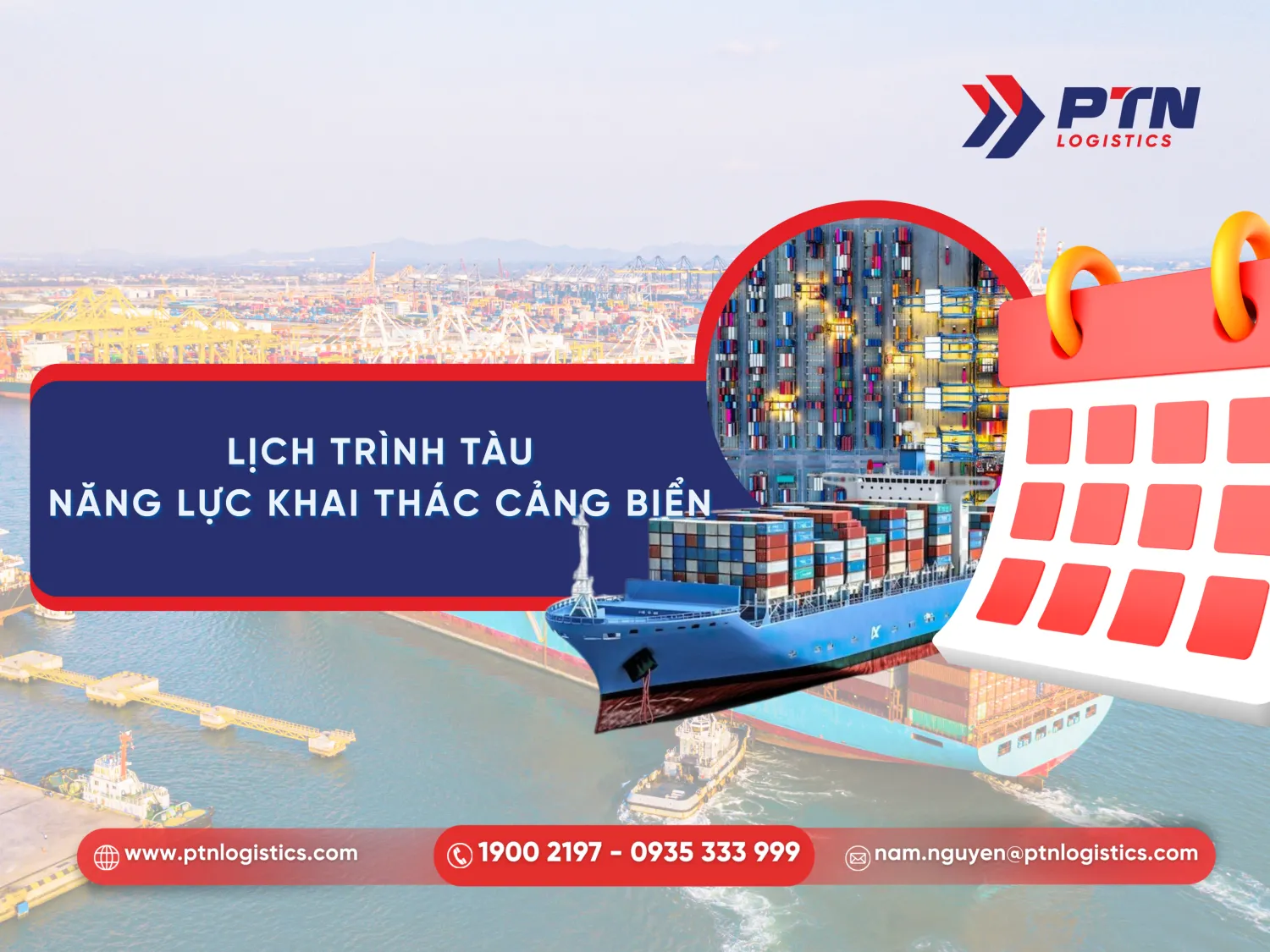 Lưu ý về lịch trình và năng lực khai thác cảng biển