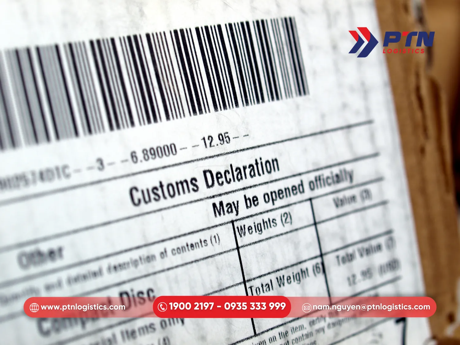 Mã số tờ khai hải quan