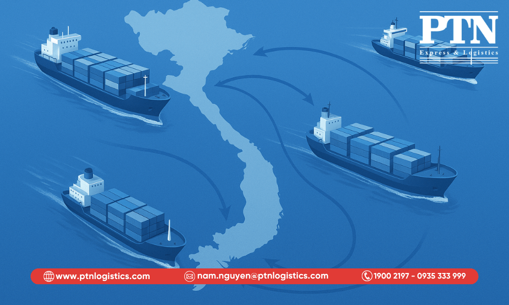 Mạng lưới tuyến đường biển hỗ trợ logistics địa phương linh hoạt
