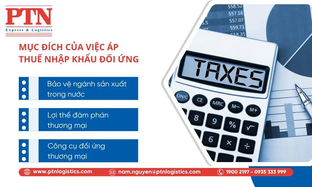 Mục đích của việc áp thuế nhập khẩu đối ứng