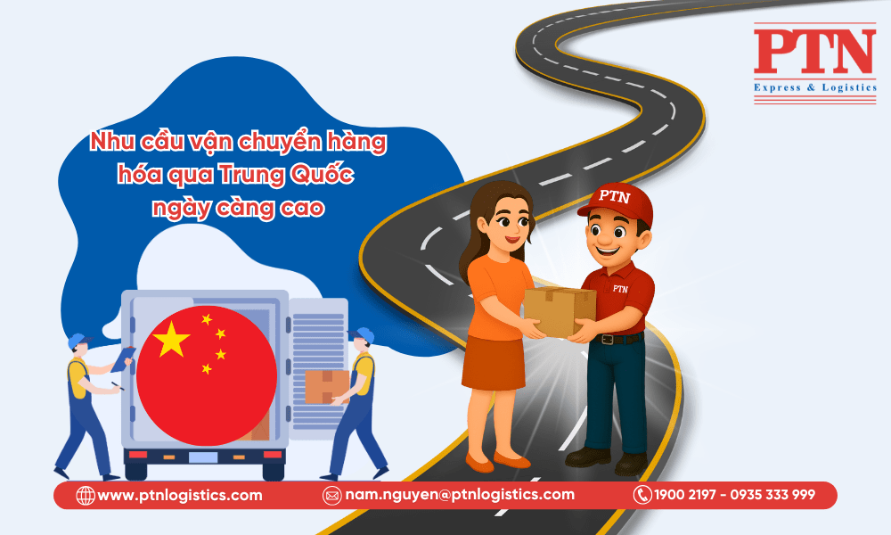 Demand for shipping goods to China
