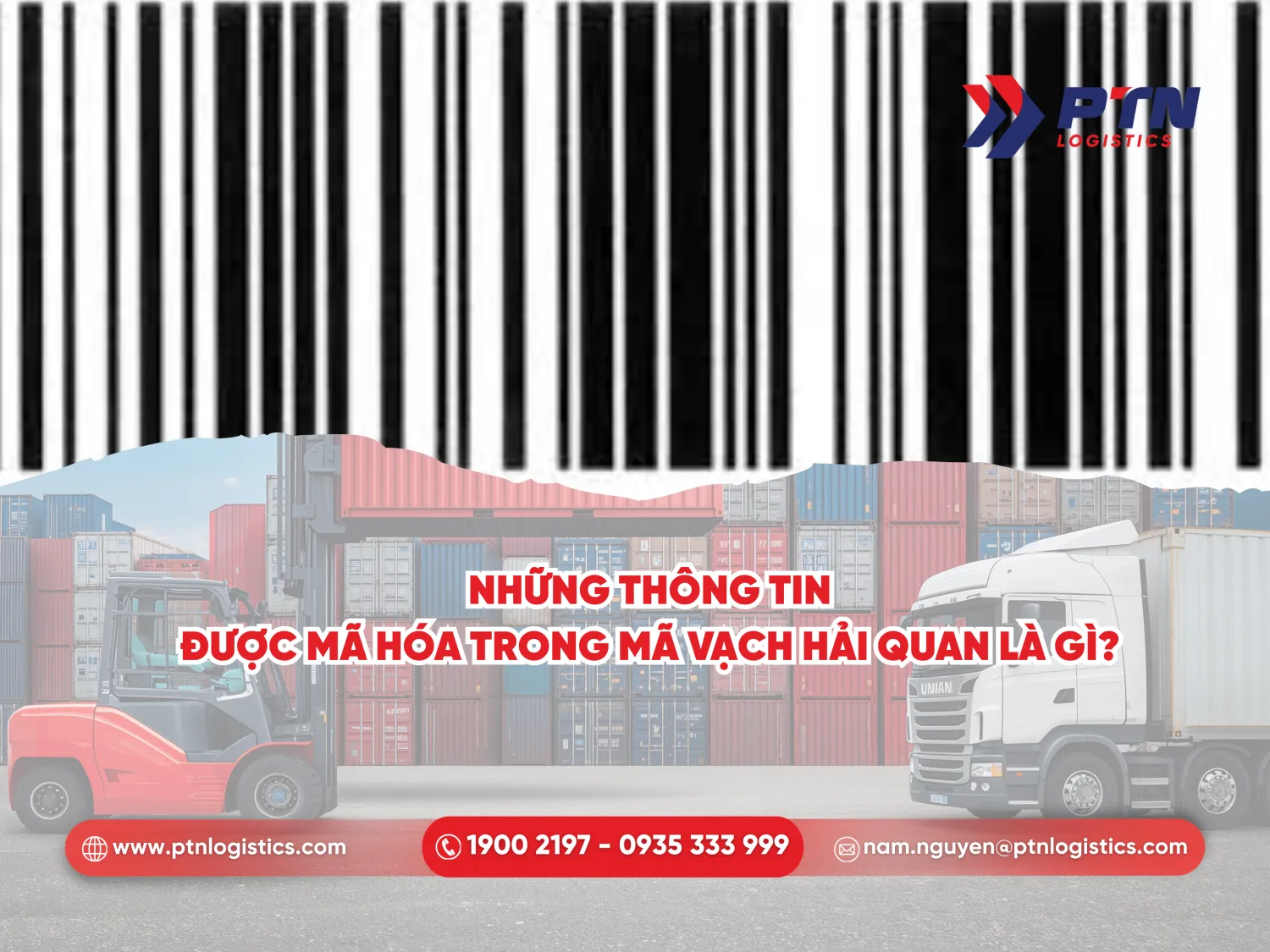 Những thông tin được mã hóa trong mã vạch hải quan là gì?