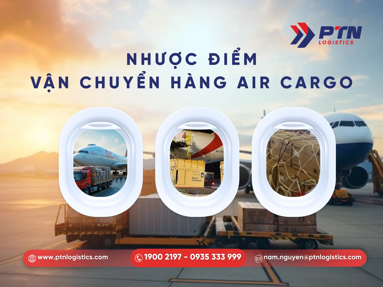 Nhược điểm trong vận chuyển hàng air cargo