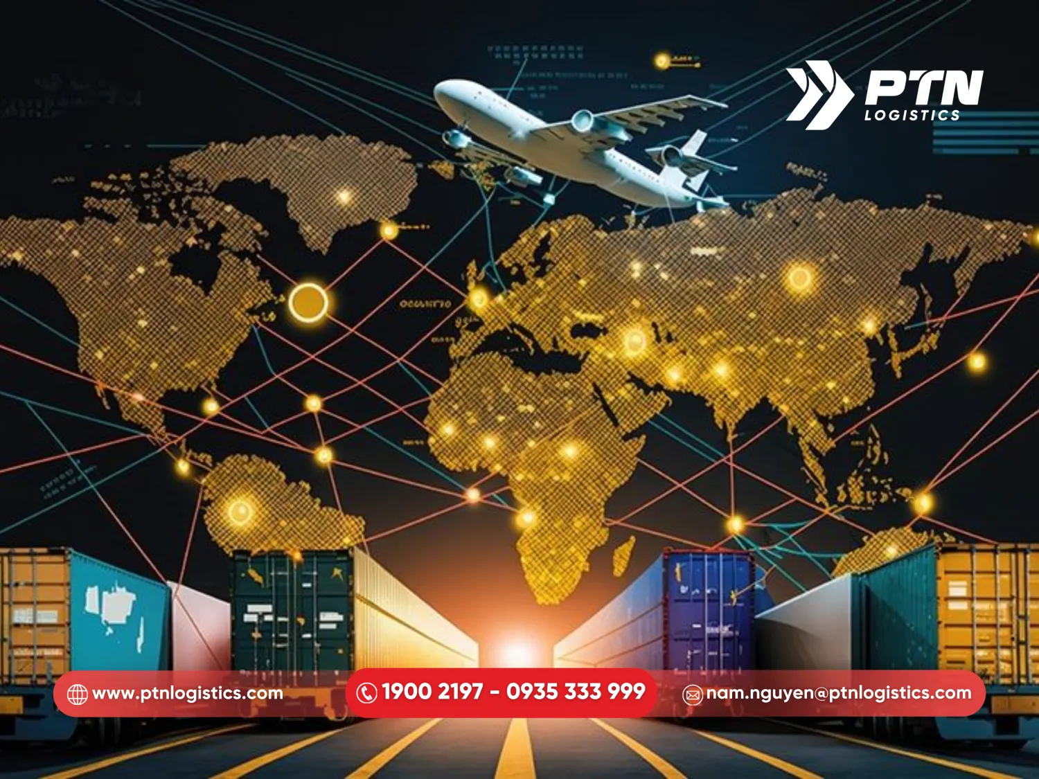 PTN có mạng lưới vận chuyển rộng khắp phủ sóng nhiều quốc gia