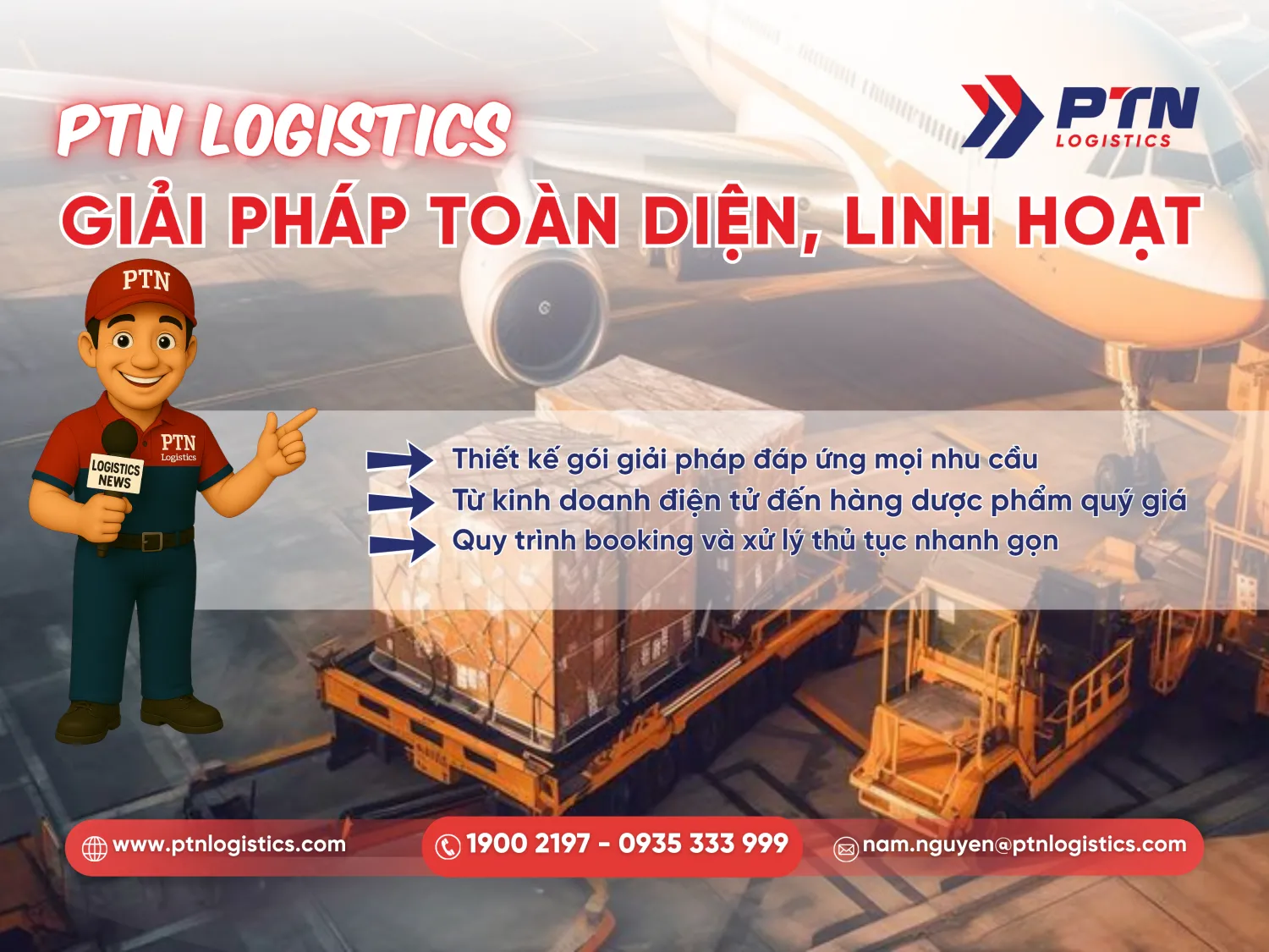 PTN Logistics cung cấp dịch vụ chuyên nghiệp