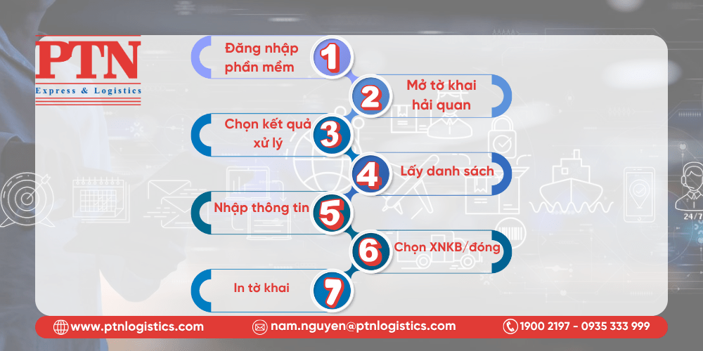 Quy trình lấy mã vạch hải quan trên ECUS5