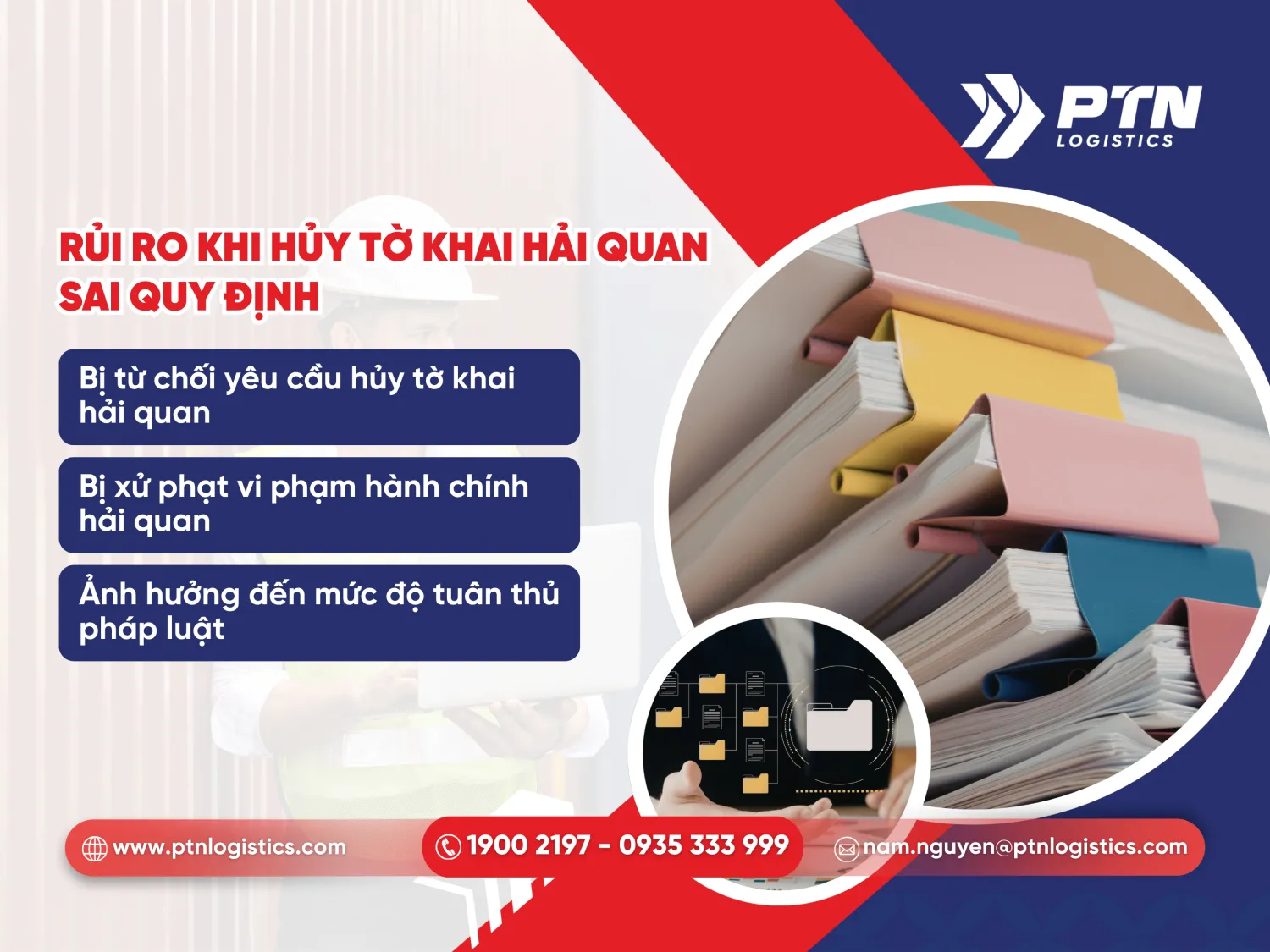Rủi ro khi hủy tờ khai hải quan bị sai quy định
