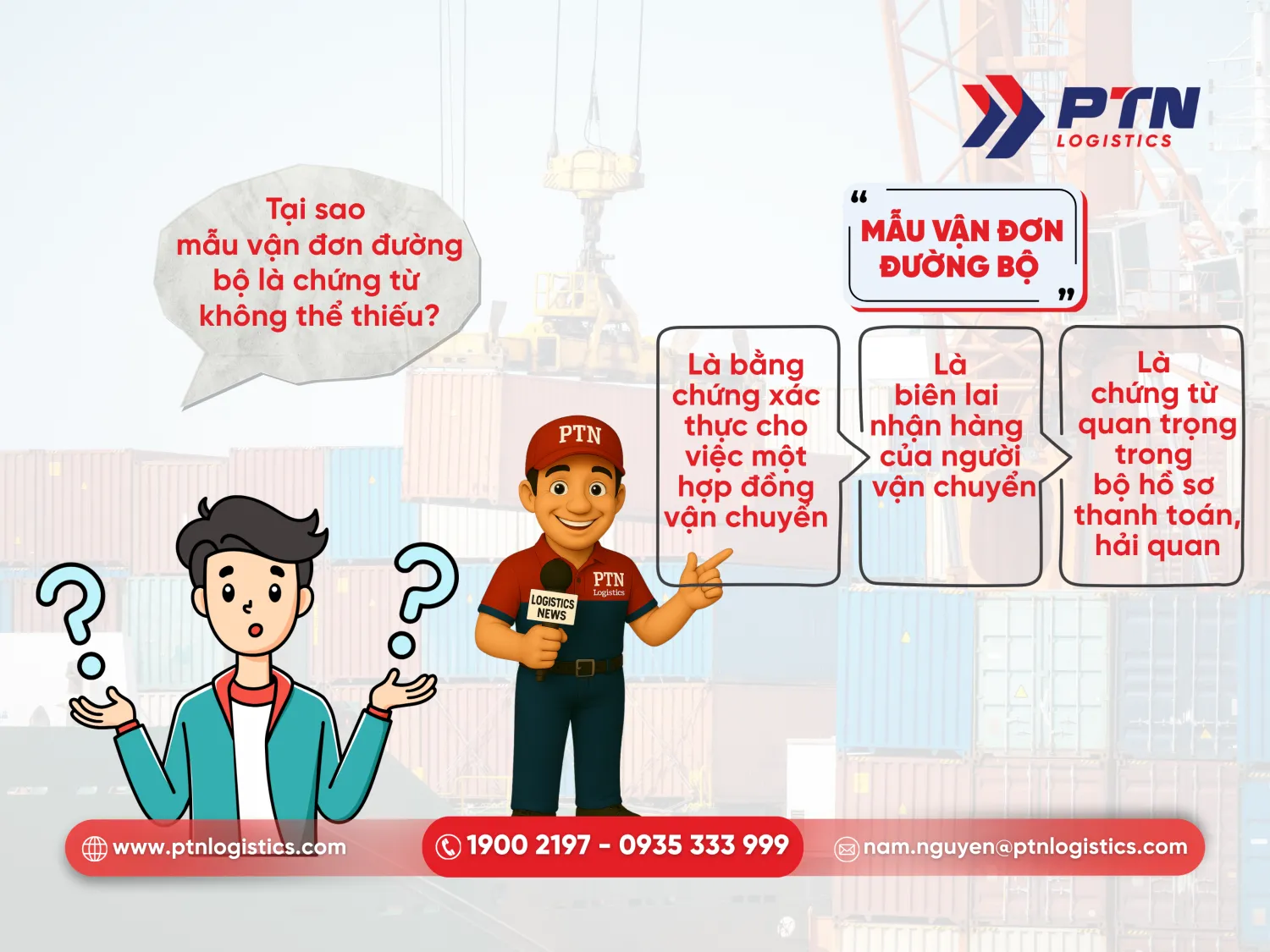 Tại sao mẫu vận đơn đường bộ là chứng từ không thể thiếu trong logistics
