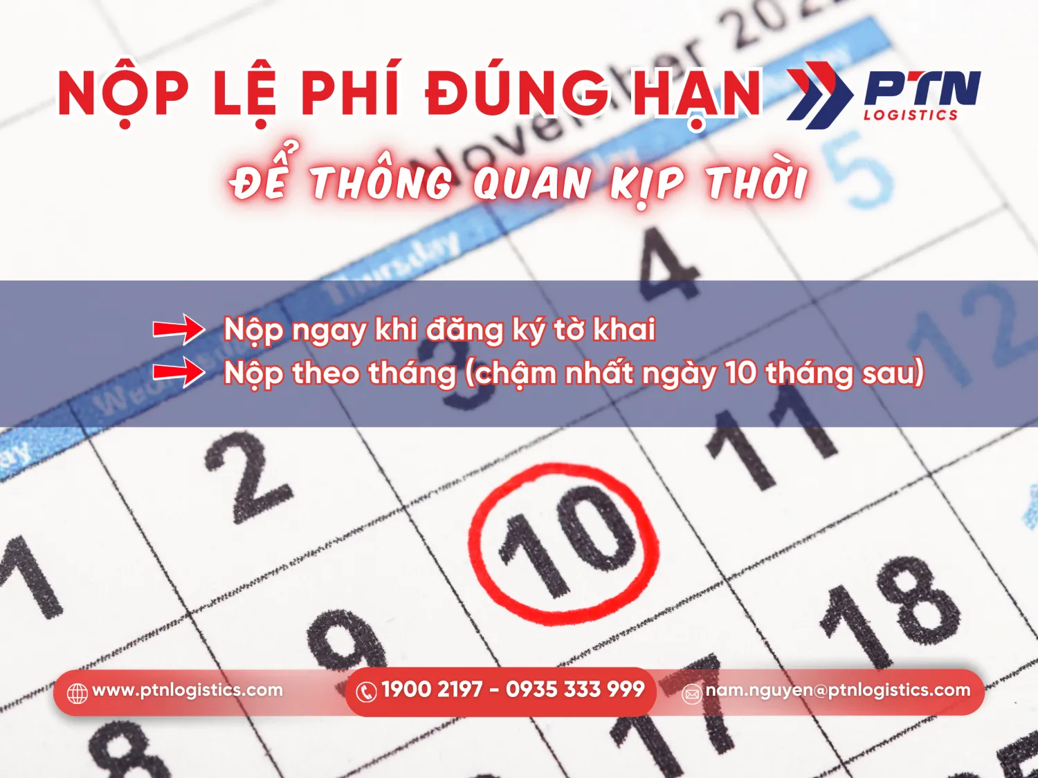 Thời điểm nộp lệ phí