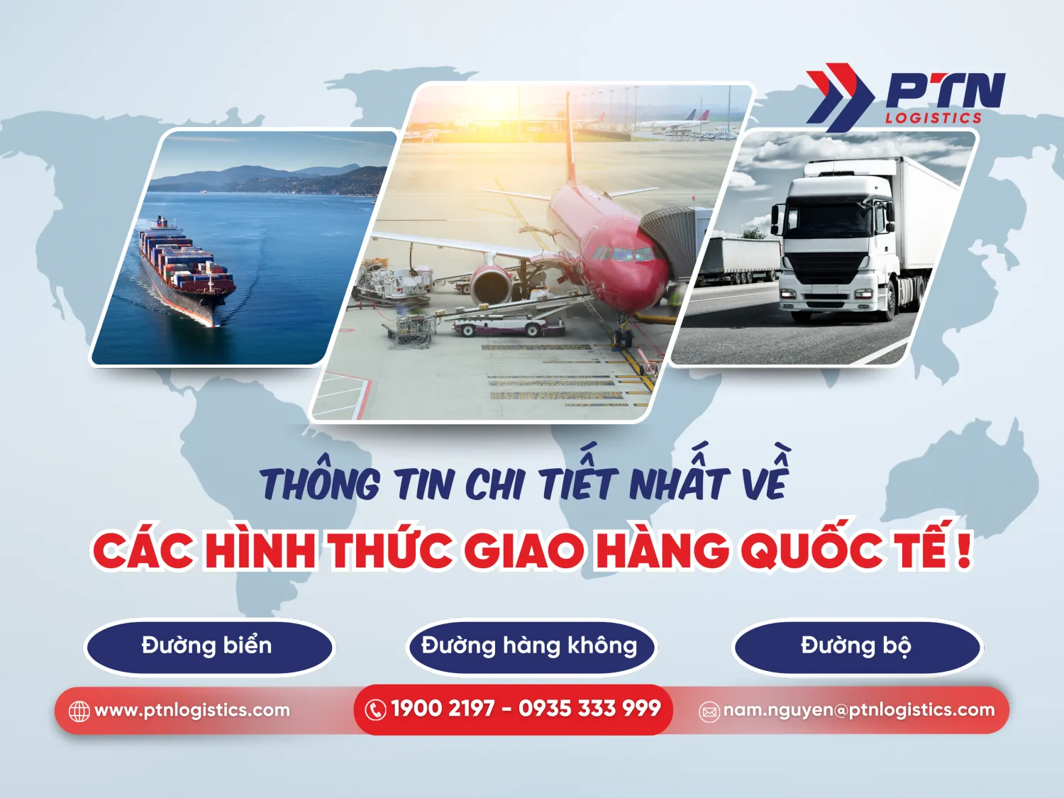 Thông tin chi tiết về các hình thức giao hàng quốc tế
