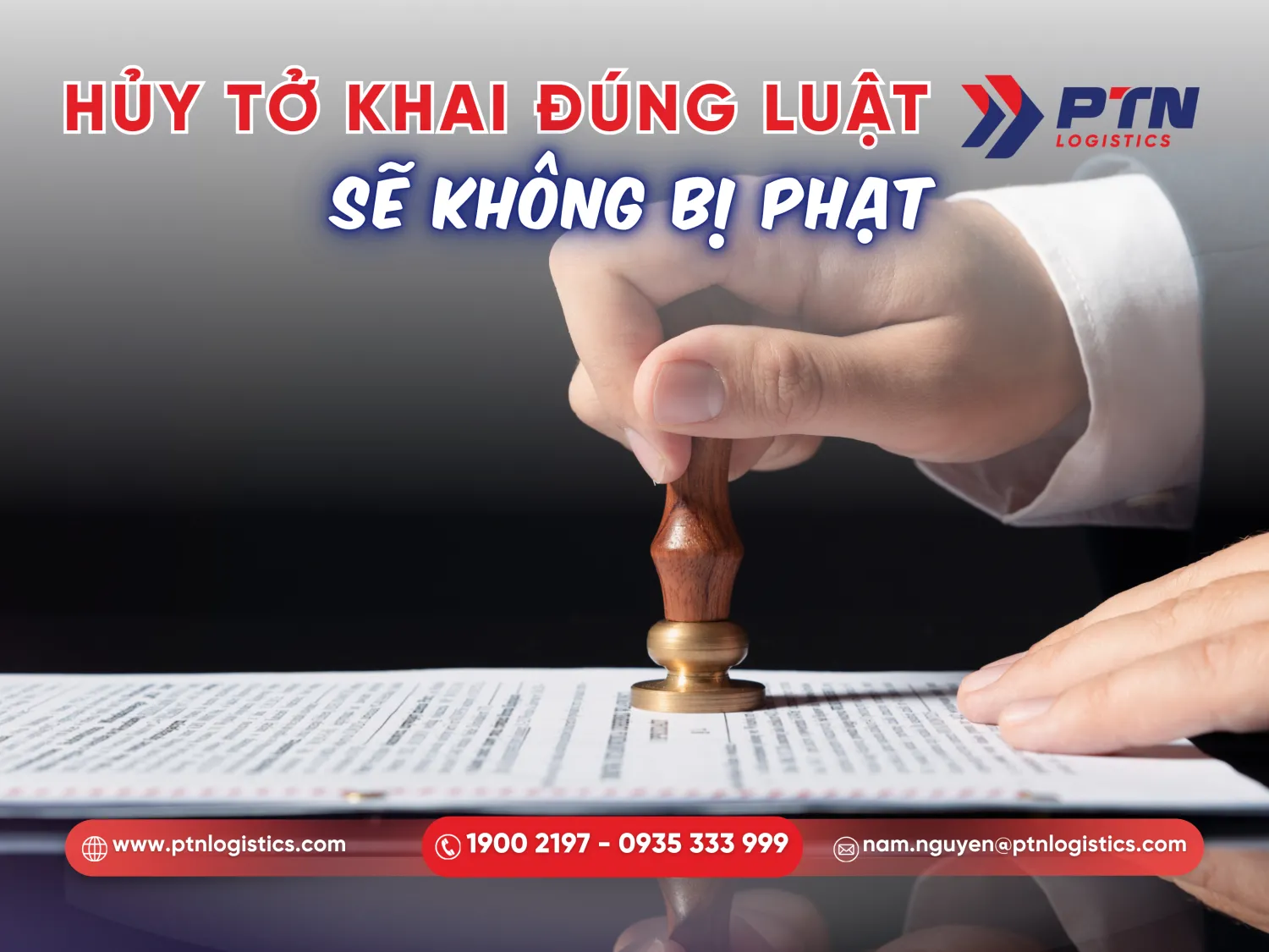 Hủy tờ khai hải quan không bị phạt