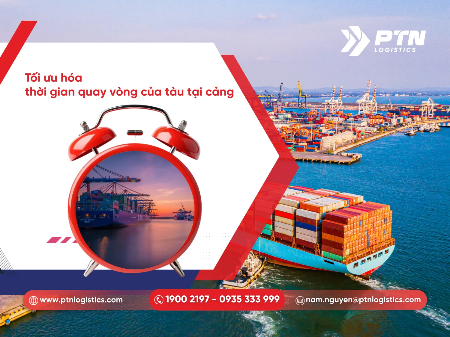 Tối ưu hóa thời gian quay vòng của tàu tại cảng biển