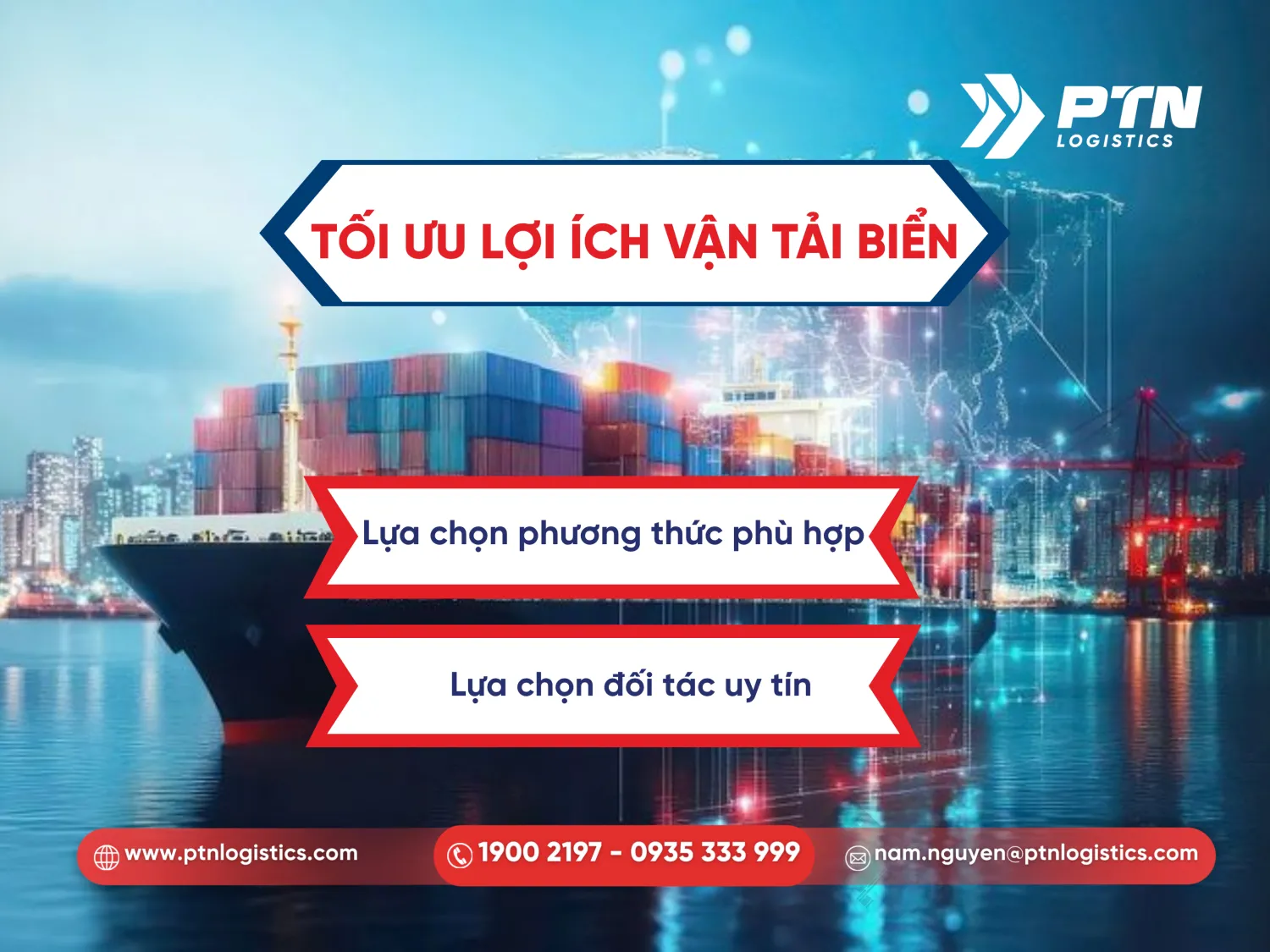 Tối ưu lợi ích từ vận tải biển