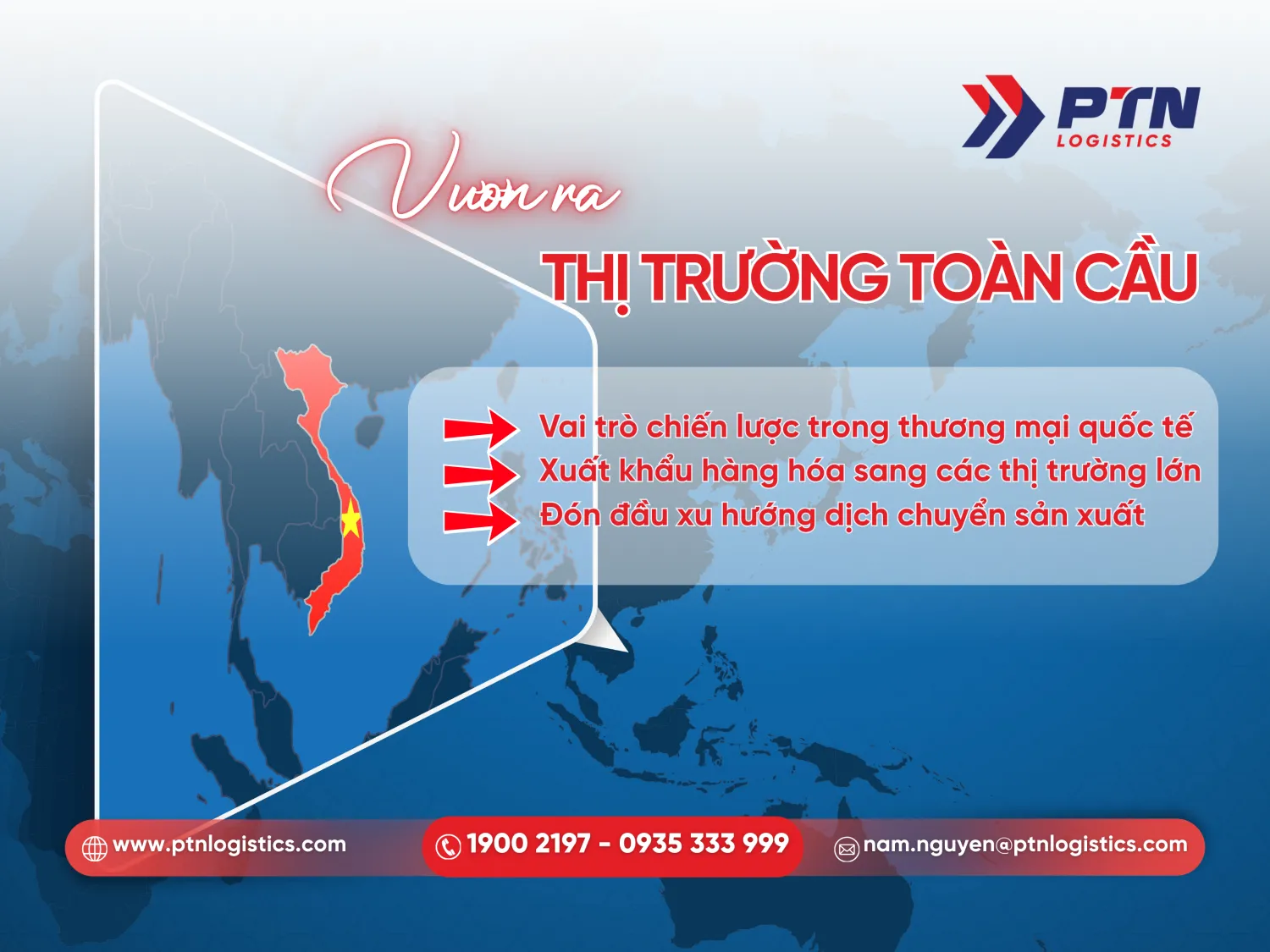 Tuyến đường biển quốc tế Việt Nam kết nối các nước khác