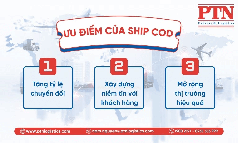 Ưu điểm của ship cod