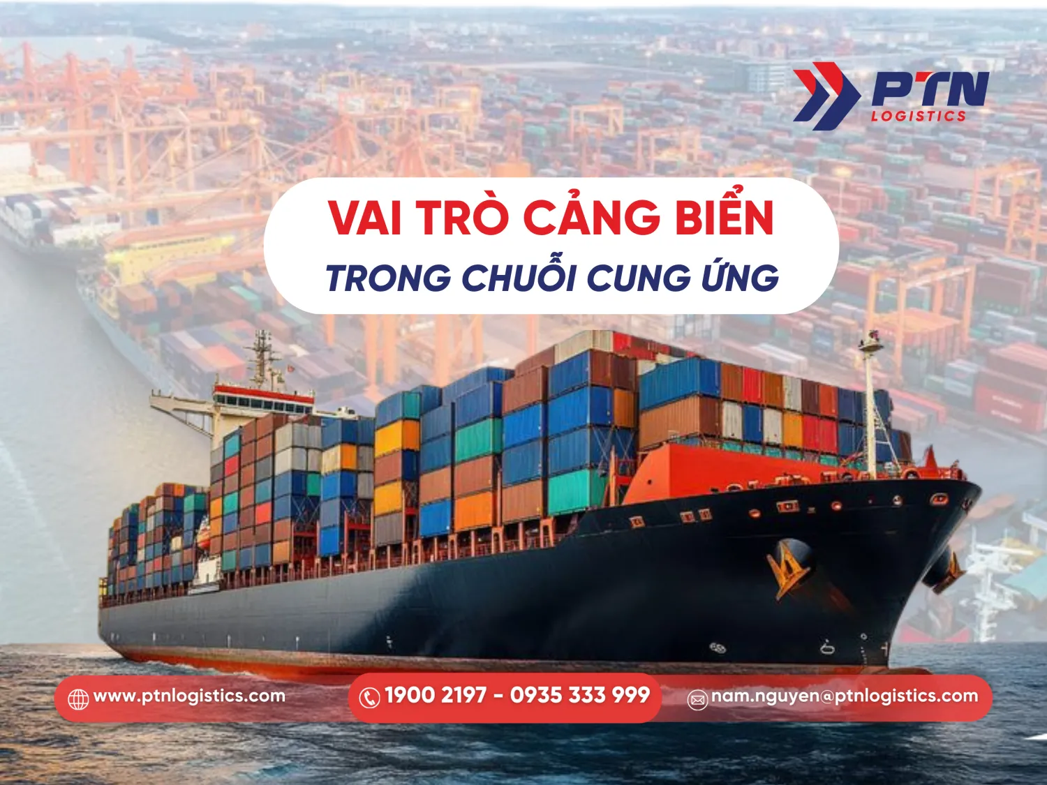 Vai trò của cảng biển trong chuỗi cung ứng XNK