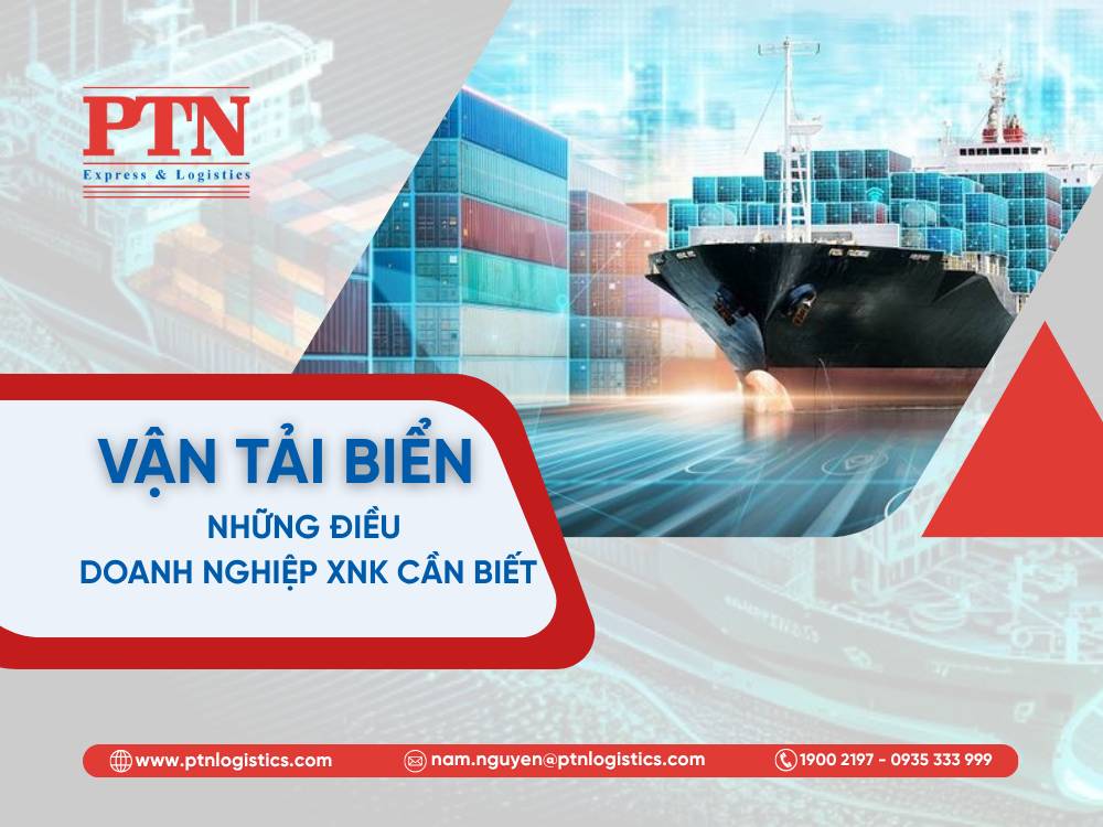 Vận tải biển là gì? Những điều doanh nghiệp XNK cần biết