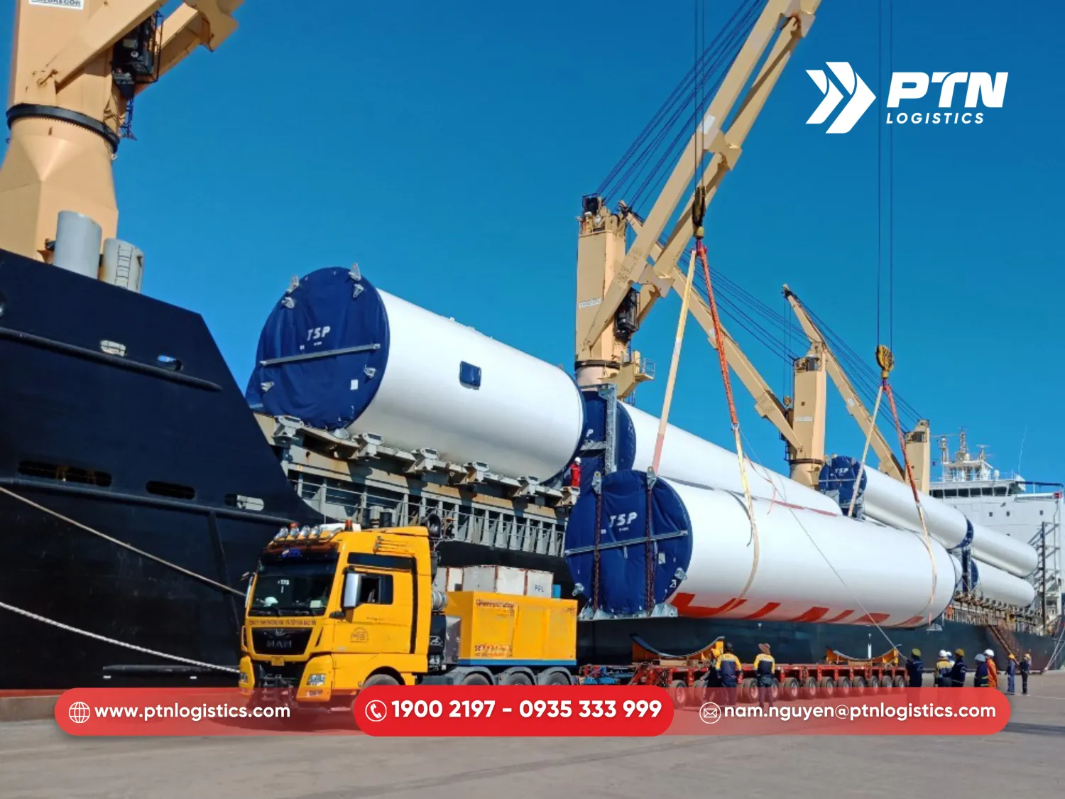 Vận chuyển hàng siêu trường siêu trọng trong logistics