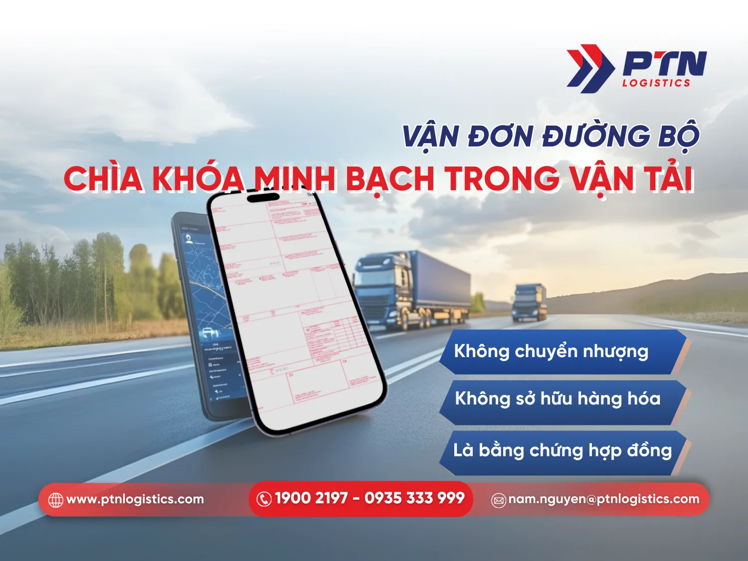 Vận đơn đường bộ: Chìa khóa minh bạch trong vận tải