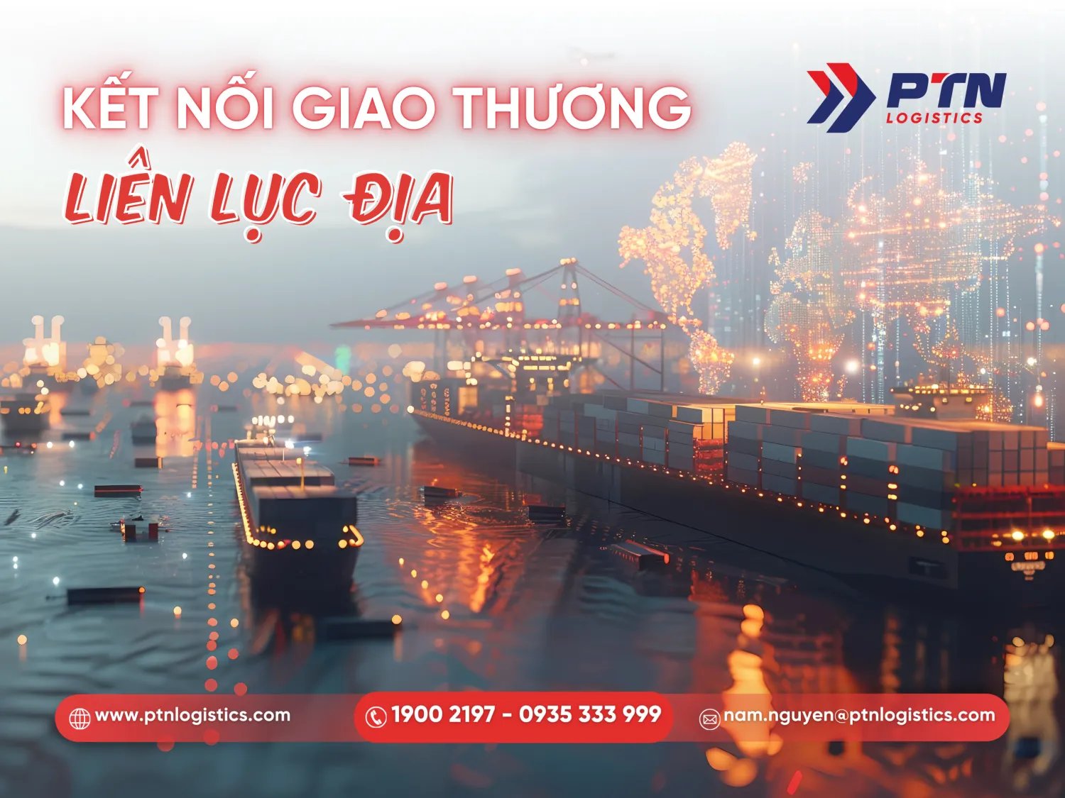 Vận tải biển phù hợp tuyến đường dài liên lục địa