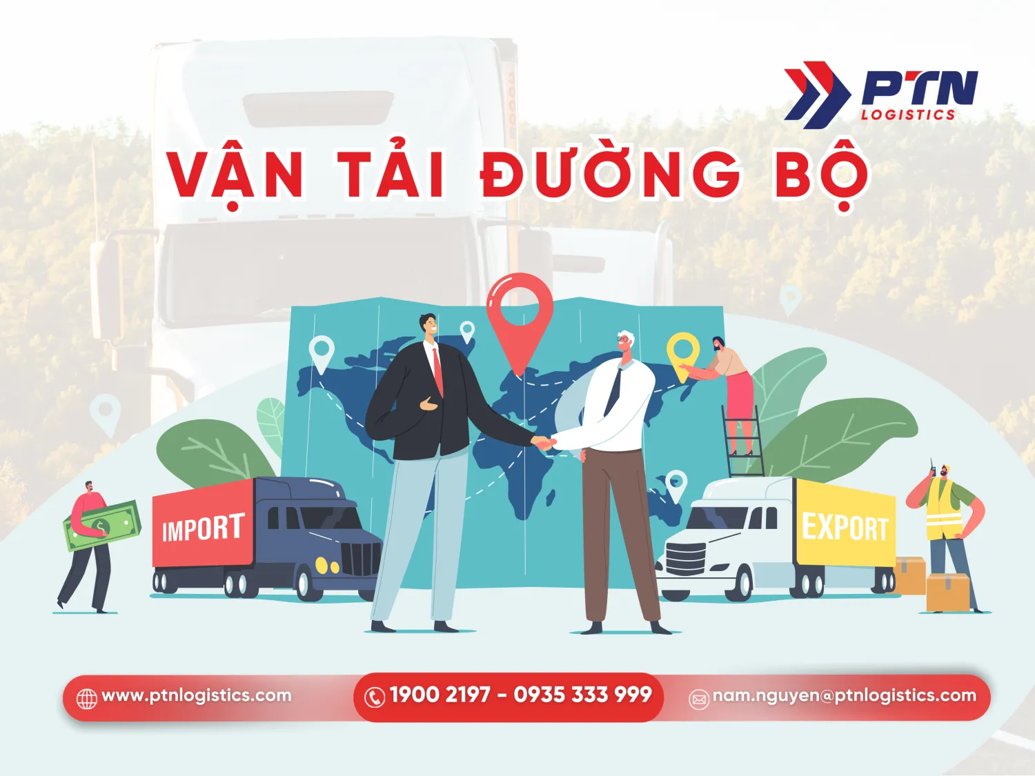 Vận tải đường bộ trong xuất nhập khẩu