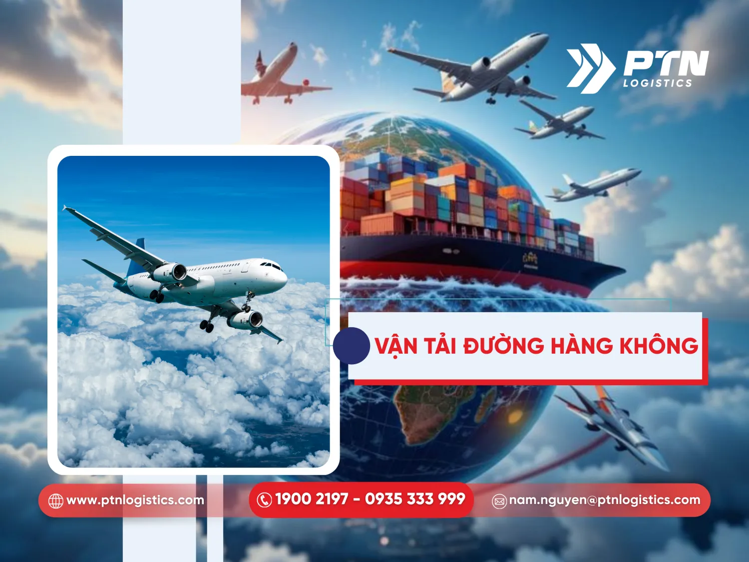 Vận tải đường hàng không là phương tiện ưu tiên hàng đầu