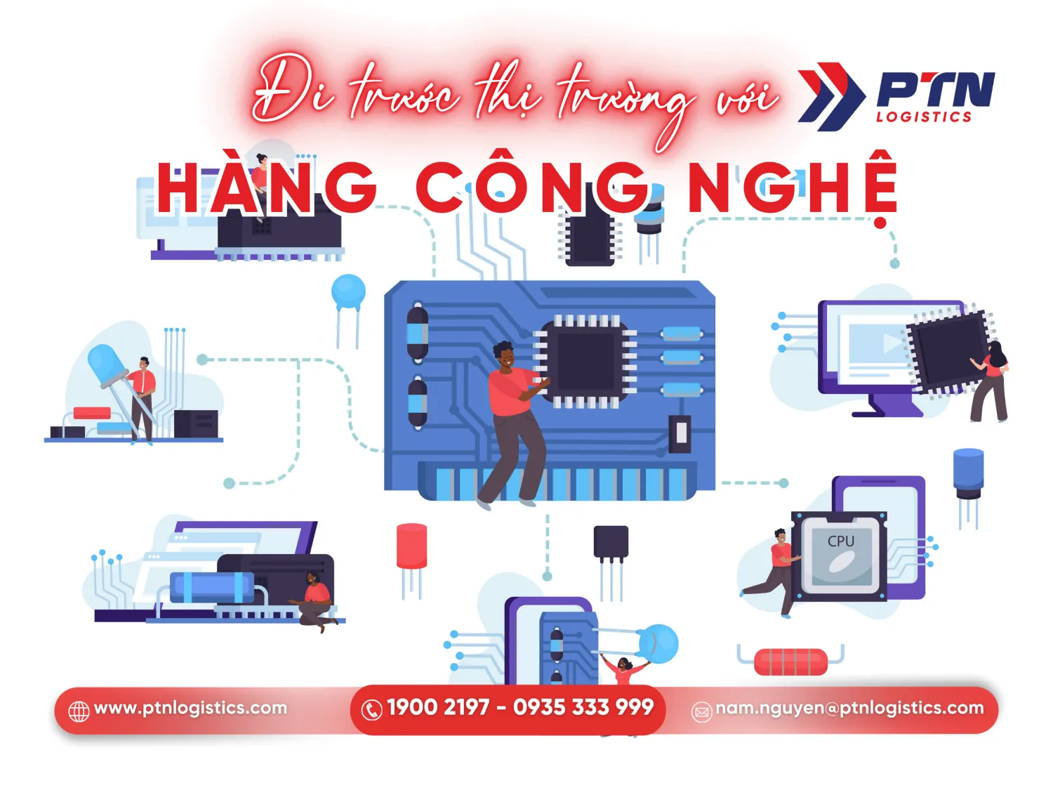Vận tải hàng công nghệ cao bằng đường hàng không