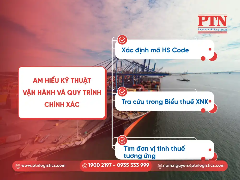 Am hiểu kỹ thuật vận hành và quy trình chính xác