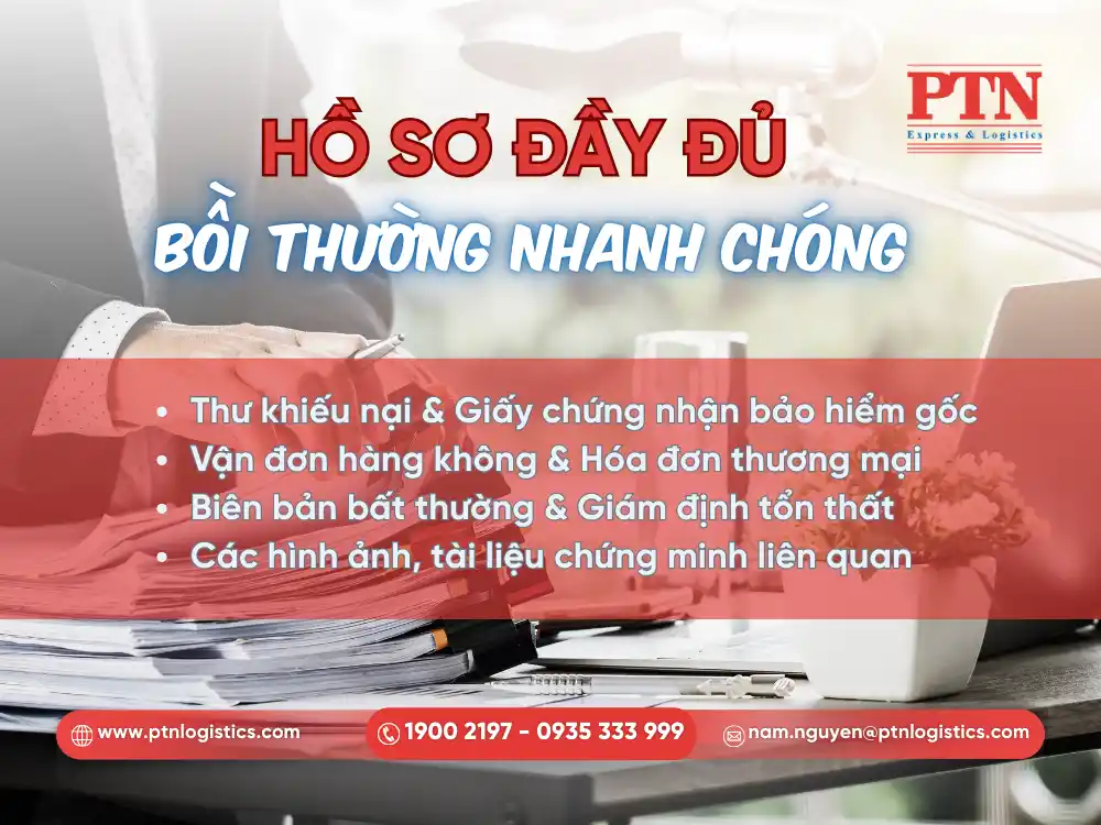 Bộ hồ sơ yêu cầu bồi thường bảo hiểm hàng không gồm những gì?