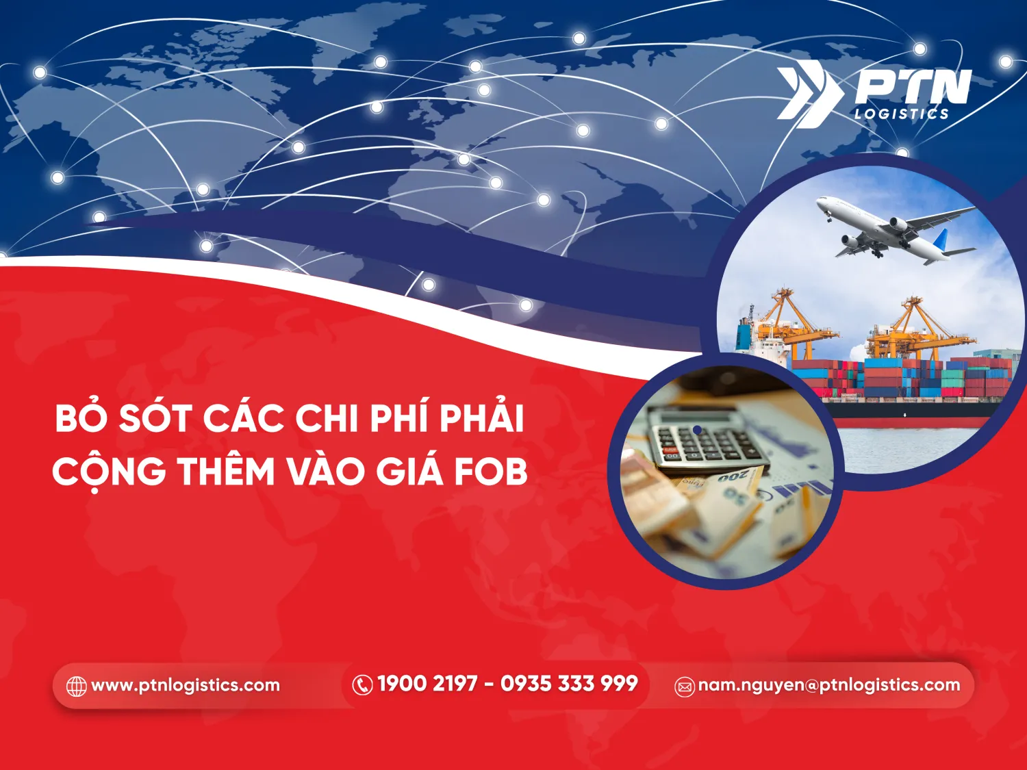 Bỏ sót những chi phí phải cộng thêm vào giá FOB