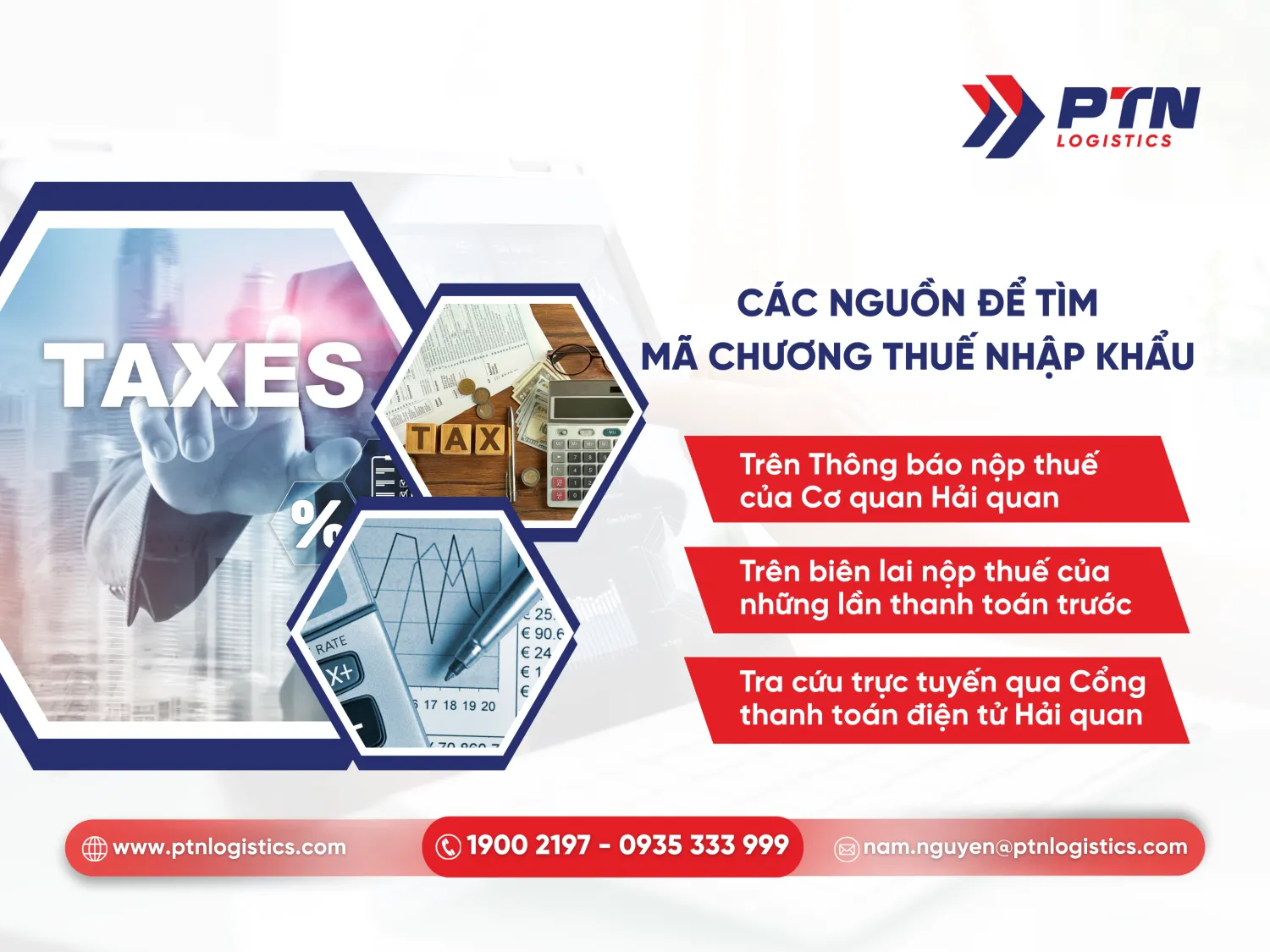 Các nguồn để tìm mã chương thuế nhập khẩu